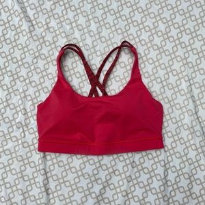 Lululemon hot pink Energy Bra